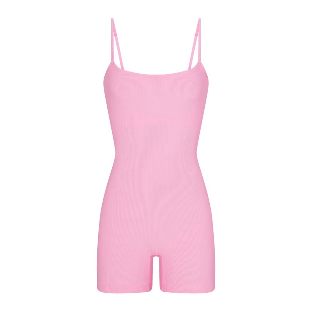 Skims Bubblegum Soft Lounge Scoop Onesie Size Small